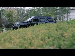 LC76 Universal Roof Rack Alumínio Ligação E-coat Powder Coat Finish Instalar Instruções