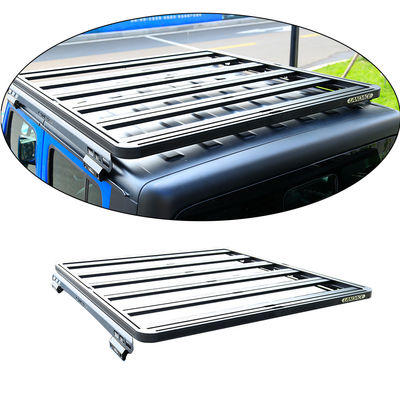 Acessórios de Alumínio Universal 4x4 Pickup Truck Roof Rack para Jeep JT Rack de Bagagem