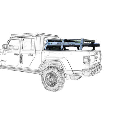 Alumínio Jeep Gladiator Ladder Rack