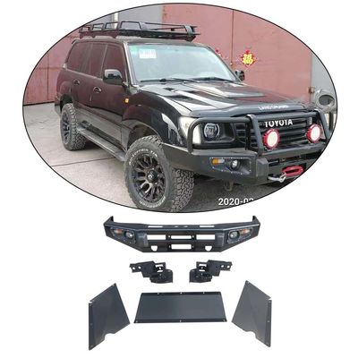 ABS aço inoxidável Universal Front Bumper Protector de carro para Lc100