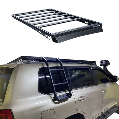 SS304 Backbone Mounting Black Aluminium Alloy Roof Racks para Toyota 4Runner Universal