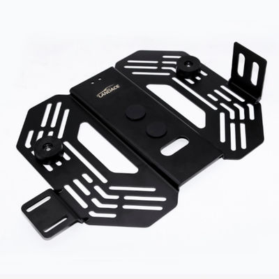 Suporte de caixa de armazenamento de telhado de aço inoxidável para a compatibilidade JEEP