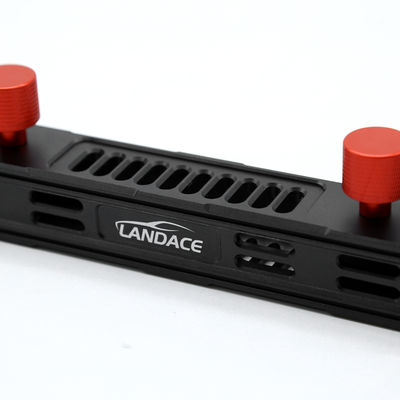 Portador de cajado de pesca anodizante duro desmontável para acessórios exteriores de veículos JEEP 4x4