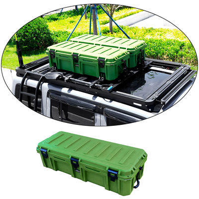 Instalação de telhado para veículo ou caminhão Cama 110L Caixa robusta para armazenamento pesado