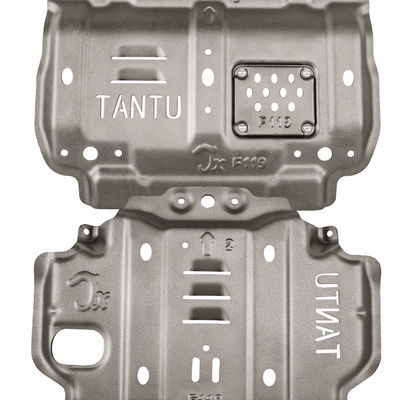 Conjunto de placas de deslizamento prateadas/pretas para 18Toyota Tundra Transmissão de transmissão do motor do radiador