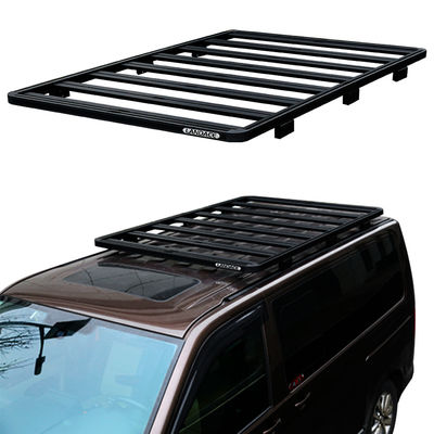 Finish Flat Roof Racks Platform Baggage Gear Bracket para Volkswagen Multivan revestido em pó