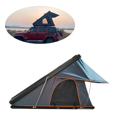 4x4 Offroad Impermeável Acampamento Triângulo Clamshell Tenda de teto duro Vehículo ao ar livre Tenda de telhado