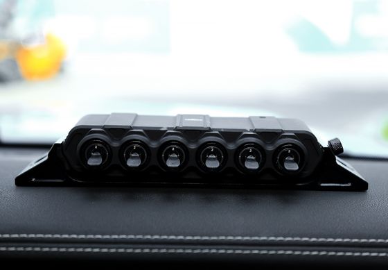 OEM 6 Rocker Switch Panel Roll Bar Mount Anodizing Aluminium Alloy