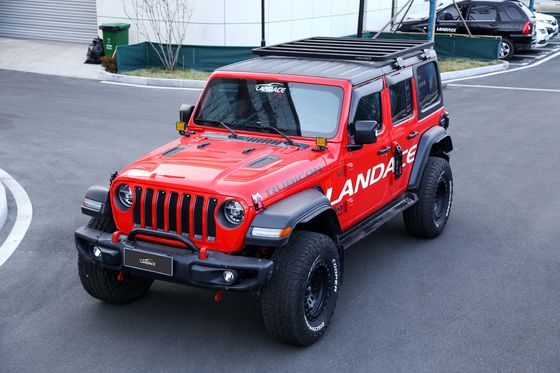 Eletróforese Porta-bagagens Roof Rack AL6063 para Jeep Wrangler Rubicon By JL