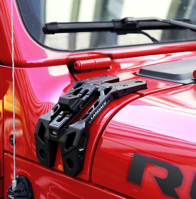 Brackets de montagem de luz de liga de alumínio revestido em pó para estrutura de luz de pilar 4x4