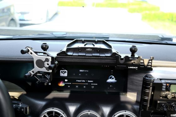 Painel de comutação mecânico de estilo 6 com suporte de telefone e suporte do console central