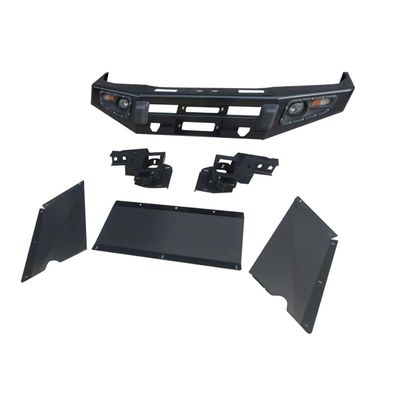 Land Cruiser LC100 Black Steel Front Bumper para caminhão de coleta direta