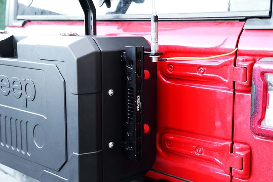 Instalação sem esforço 6063 Caixa de armazenamento de alumínio para Jeep Wrangler JL JK
