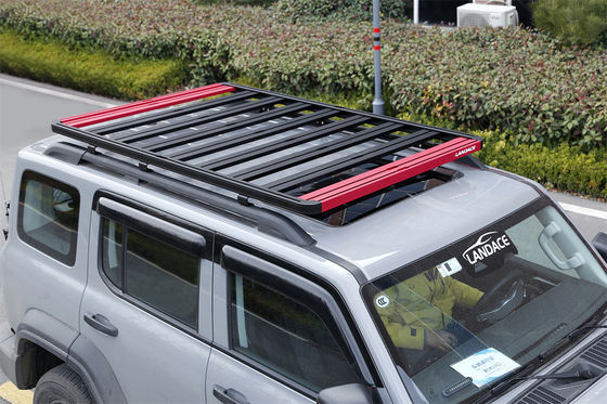 Racks de telhado de carro personalizados para Toyota Everest 2023 1400*1320*55MM Tamanho e Serviço OEM ODM