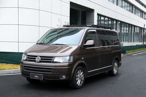 Acessórios de automóveis 4X4 pretos Balcão de barra transversal Plataforma plana Alumínio de liga multivan Carro de telhado para Volkswagen