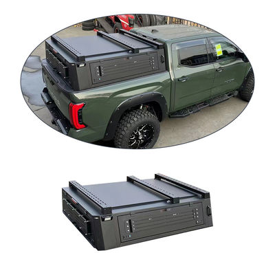 Cobertura de cama de caminhão de tipo duro de liga de alumínio durável Tonneau Cover para Toyota Tundra 2023
