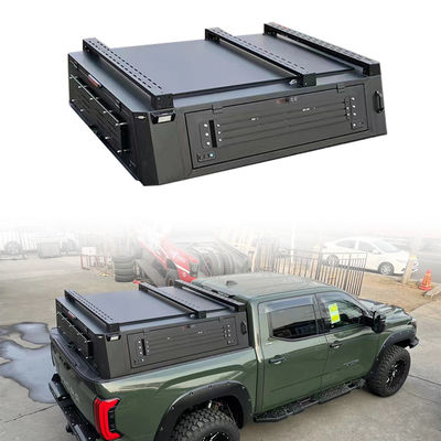 Cobertura de cama de caminhão de tipo duro de liga de alumínio durável Tonneau Cover para Toyota Tundra 2023