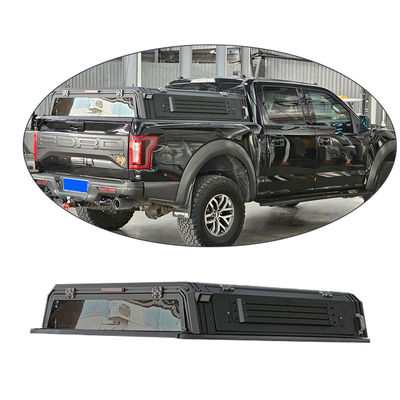 Canopy de alumínio preto 4X4 impermeável para Ford Ranger/Raptor T6/T7/T8 Trucks Hard Top