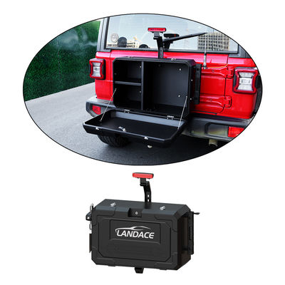 4x4 Acessórios Caixa de armazenamento de porta lateral traseira para Jeep Wrangler Alumínio