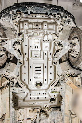 Toyota Prado LC120 Proteção inferior de carroceria Cobertura do motor de liga de alumínio Placas de deslizamento completo