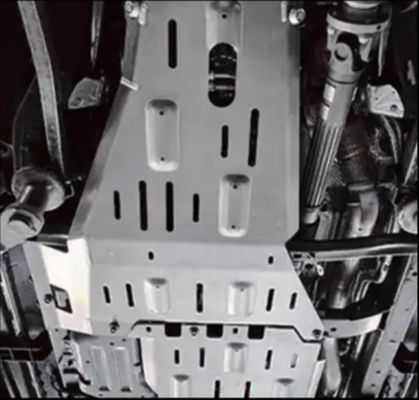 Cobertura de motor de proteção superior para Jeep Wrangler JL Full Skid Plate 2018- Prata