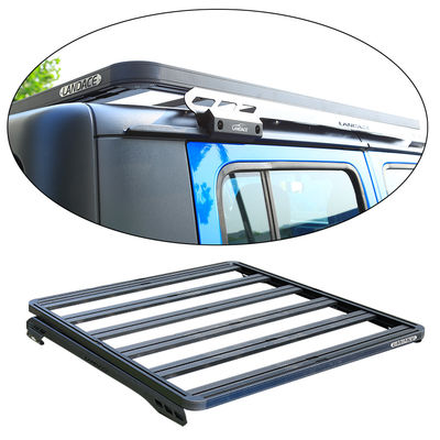 Acessórios de Alumínio Universal 4x4 Pickup Truck Roof Rack para Jeep JT Rack de Bagagem
