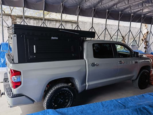 Sistema de porta-cama de caminhão de aço à prova d'água para vigas e coberturas duras Toyota Tacoma