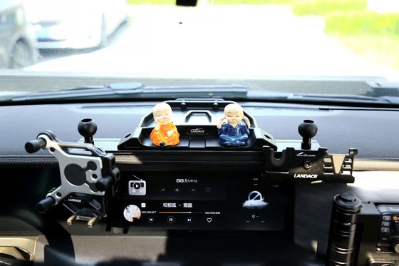 Suporte telefónico móvel para veículos automóveis de alta e múltipla função, com barra telescópica para Jeep Wrangler JL JK