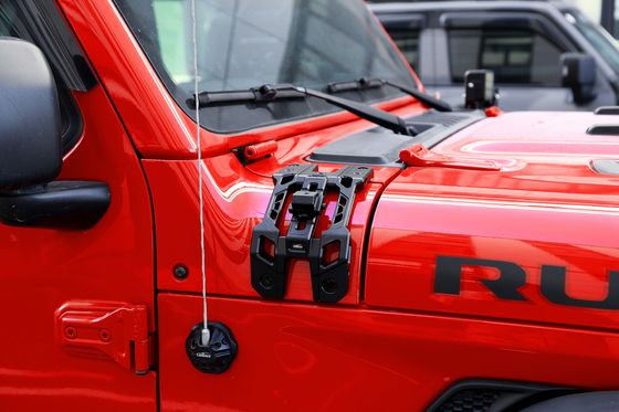 Sistema de iluminação integrado Light Bracket A-Pillar Antenna Holder e Go Pro Mount para Jeep JL