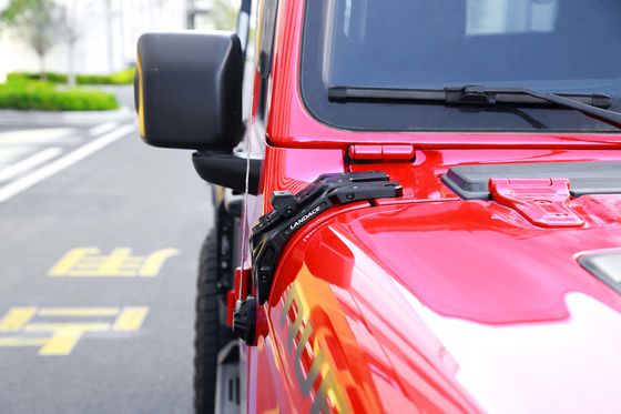 Sistema de iluminação integrado Light Bracket A-Pillar Antenna Holder e Go Pro Mount para Jeep JL