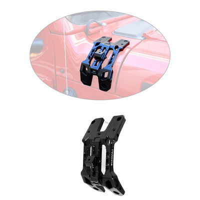 Brackets de montagem de luz anodizante preto para Wrangler JL Alumínio