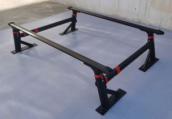 Projeto autorizado de propriedade intelectual de aspecto elegante de alumínio preto revestido de pó de caminhão