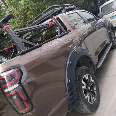 Barra de rolamento de cama de caminhão de alta alumínio para transportar itens mais longos no JEEP