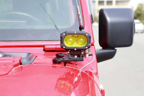 2018-2019 Jeep Wrangler JL Acessórios Alumínio Ligação A Pillar Light Mount Brackets