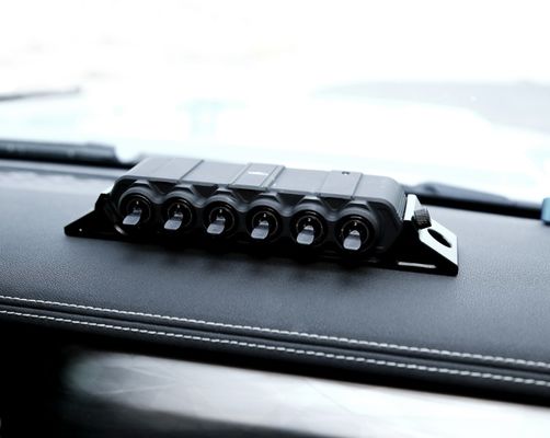 Kit de eletroforese e revestimento de pó no interior 6 Gang LED Car Control Switch Panel