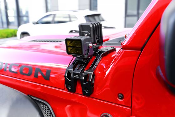 4x4 Offroad Acessórios Exteriores Alumínio Ligação Car Light Bracket Para Jeep Wrangler JL