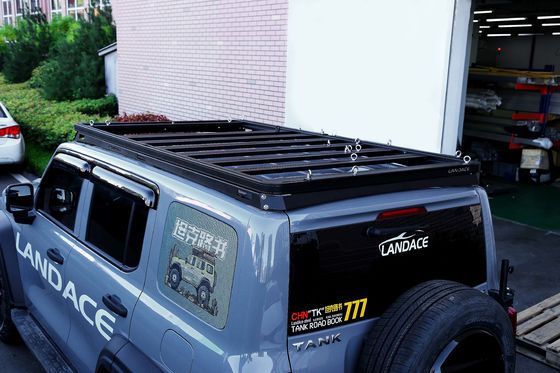 25.3KG Alumínio de liga de baixo perfil Balcão de porta-bagagens para GWM Tanque 300 Carro Roof Carrier