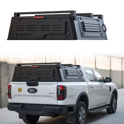 JMC DADAO 4x4 Pickup Truck Canopy High-Black Powder Coated Truck Camper Semi-High Bed