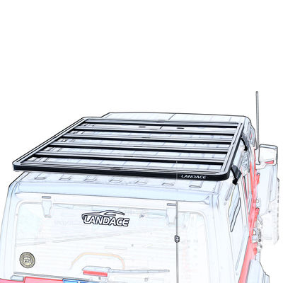 Localização conveniente Roof Mount Bar de bagagem para Jeep JL Compass 2020 Alumínio Roof Rack