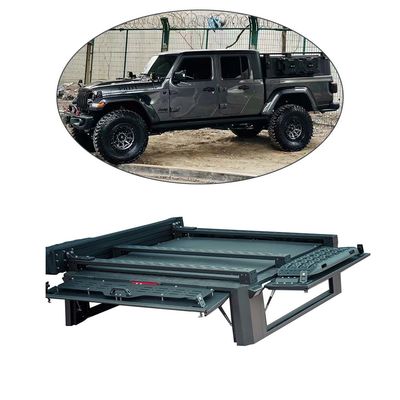 2019- Jeep Gladiator Hardtop Topper Canopy Truck Sistema de estante de cama com cobertura de tipo duro
