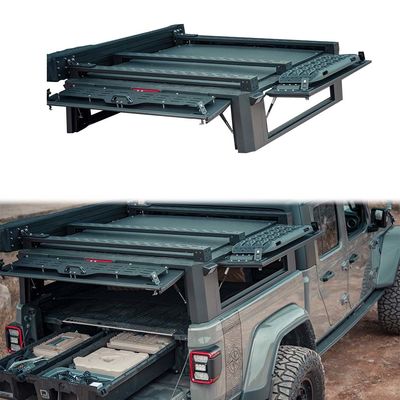 Ano 2020 - JEEP Pickup 4x4 Canopy de cama semi-alta para espaço de armazenamento extra