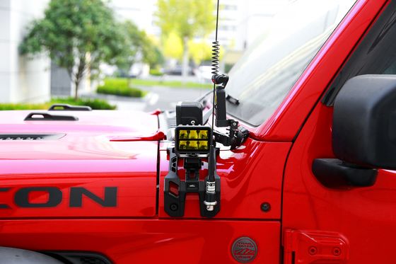 OEM aceito Alta liga de alumínio LED Tração Luz Bracket Um monte de pilar para Jeep JL