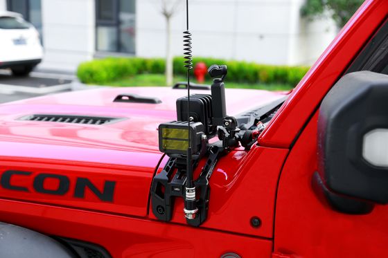 Jeep JL Sahara A Pillar Driving Light Bracket de montagem com bracket de luz de LED alto