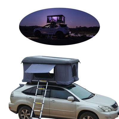 Triângulo cinza escuro concha de camarão telhado de telhado 4x4 telhado de telhado de telhado Hard Shell