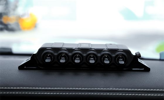 Sistema eletrônico de relevo 6 Gang LED Painel de comutação de veículos para acessórios off-road