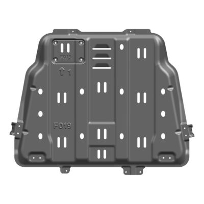 Placa de deslizamento preta espessura 2,5 mm para Hilux 2021 e Ford F150 2018 STX e Performance