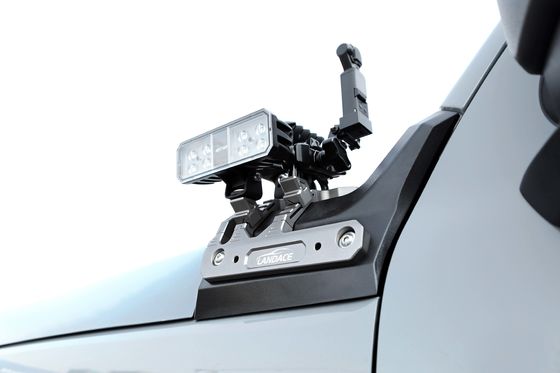 Uma coluna de luz de capuz montado Bracket 4x4 tanque 300 4runner capuz de luz montado