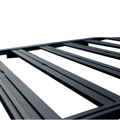 Logotipo personalizado de liga de alumínio Jeep Wrangler Jk Roof Rack em design preto e durável