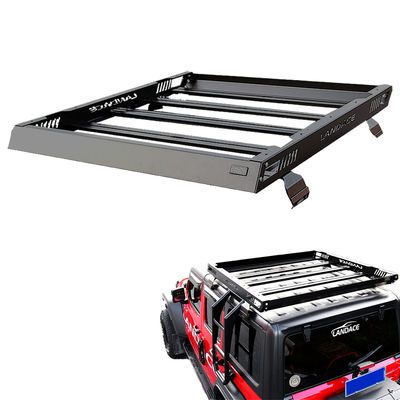 Carregador de telhado de automóvel de baixo perfil de liga de alumínio de alto carregamento para Wrangler JL 4X4