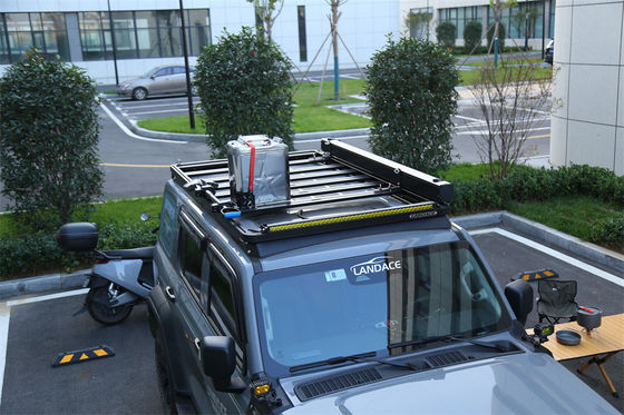 TOYOTA Jeep Nissan Car Model Roof Racks Sistema de extensão com escada lateral e toldo